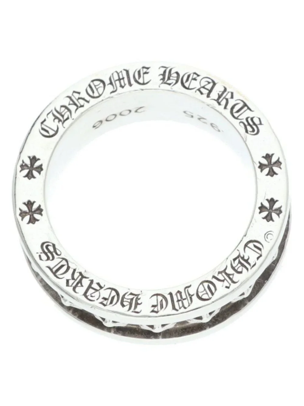 Chrome Hearts CH Prs Mini CH Plus Silver Ring